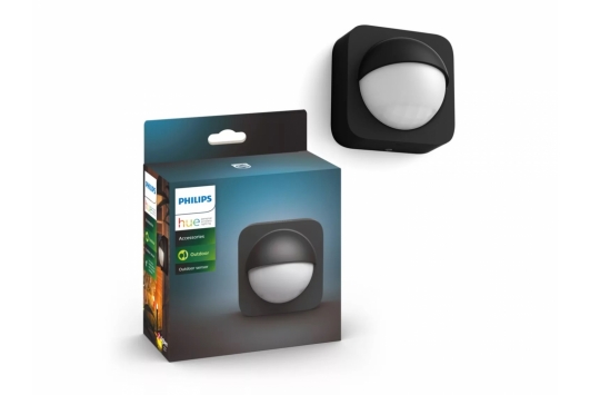 Pachet Philips Hue: Bridge Hue + Senzor pentru exterior Hue